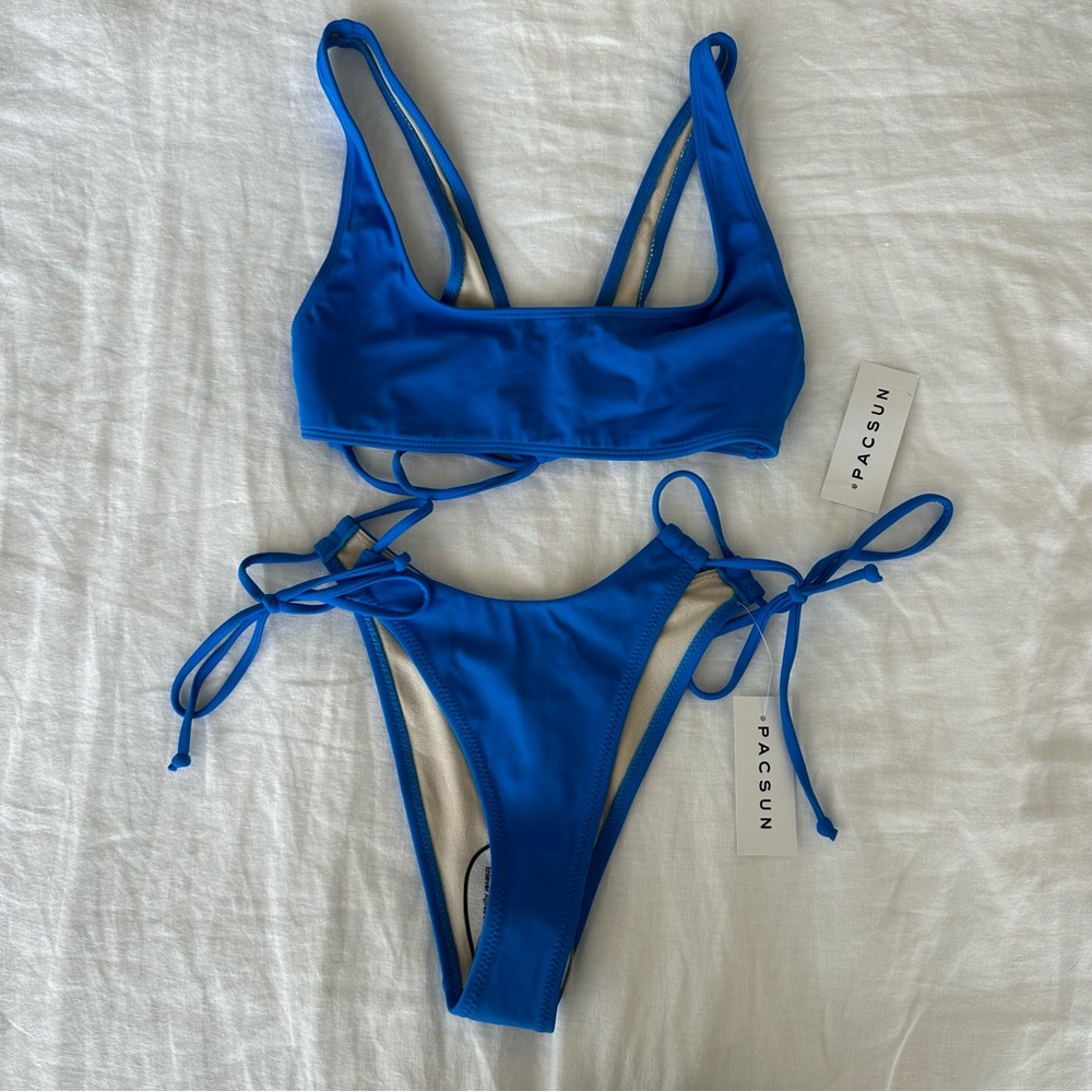 PacSun Blue Taylor Bikini - New With Tags